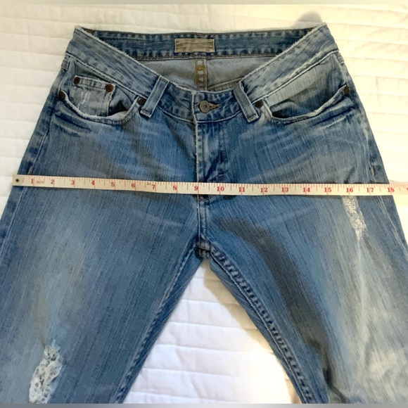 BKE Star 18 Distressed Stretch Flare Jeans - Picture 4 of 10